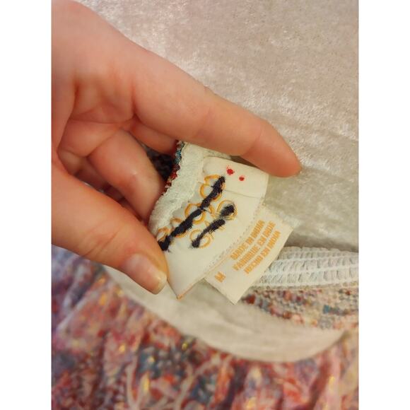 NWOT Rococo Sand Paola Halter Cutout Metallic Ruffle Maxi Dress $445 Medium - Picture 7 of 10